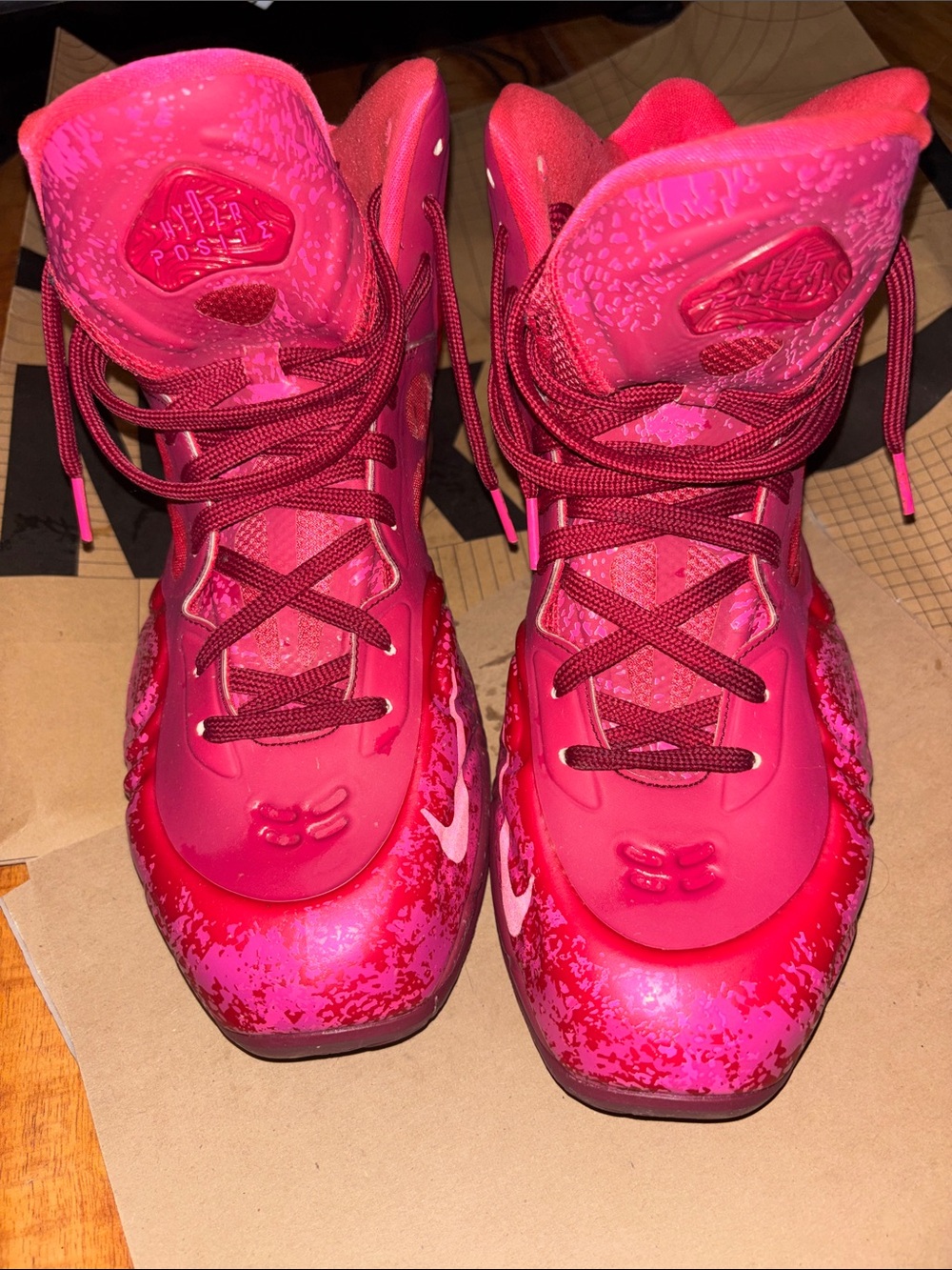 Nike Women's Bright Pink High-Top Sneakers